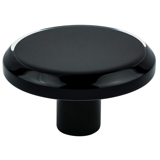 Next 2" Acrylic Knob, Transparent Black