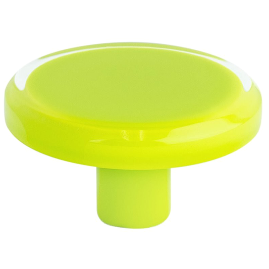 Next 2" Acrylic Knob, Transparent Lime