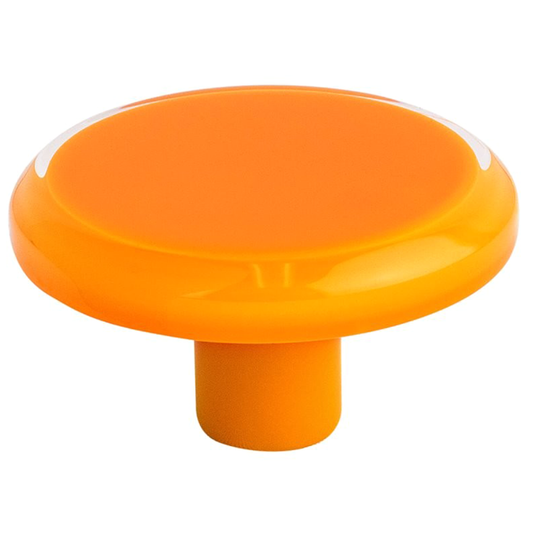 Next 2" Acrylic Knob, Transparent Orange
