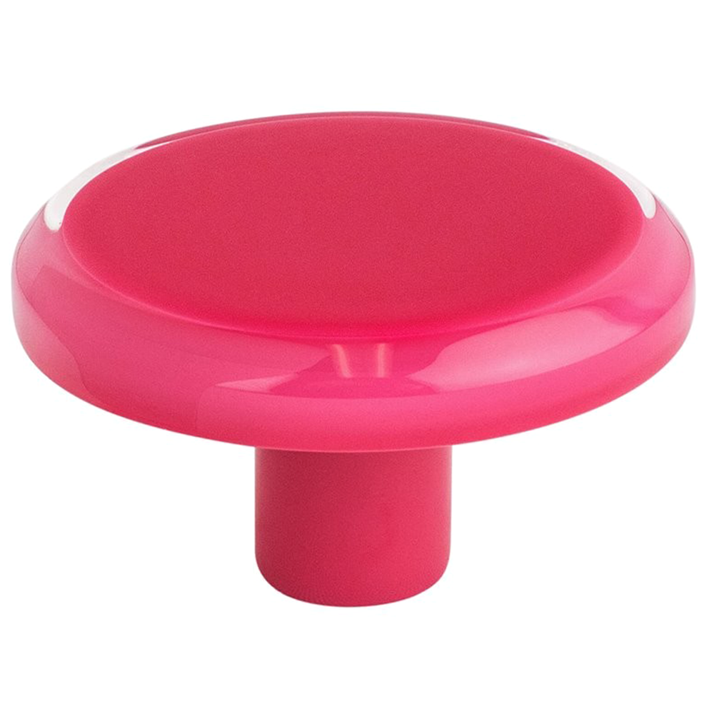 Next 2" Acrylic Knob, Transparent Pink
