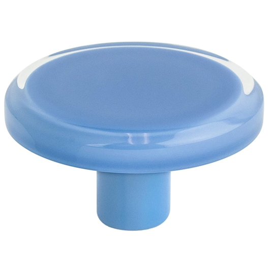 Next 2" Acrylic Knob, Transparent Blue