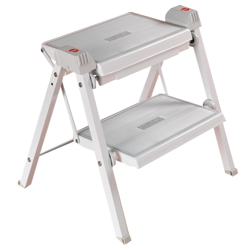 Stepfix Folding Step Stool, White
