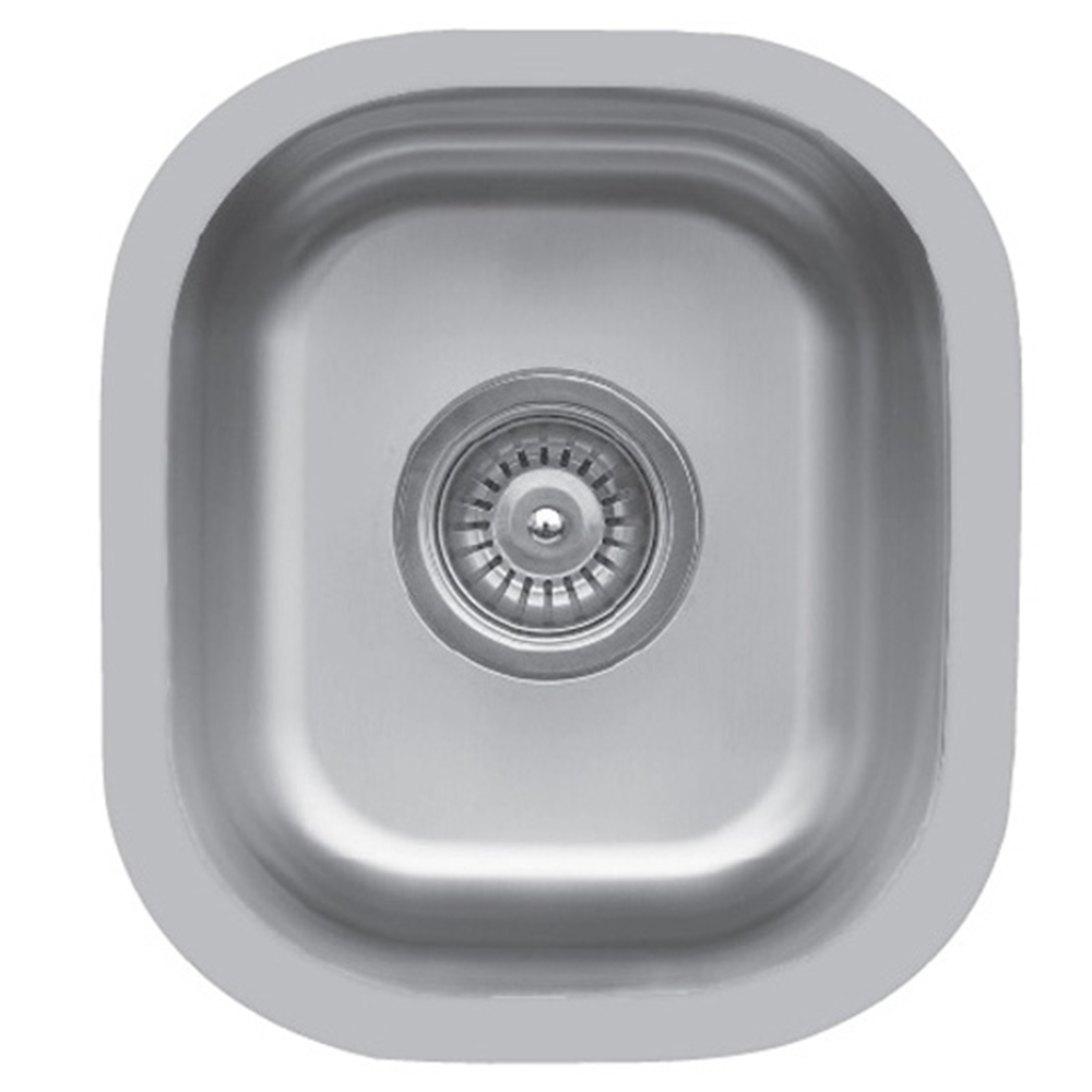 Edge 300 Stainless Steel Under Mount 18G Single Bowl Bar/Prep Sink, 12-7/8" x 14-7/8" x 6-1/2"