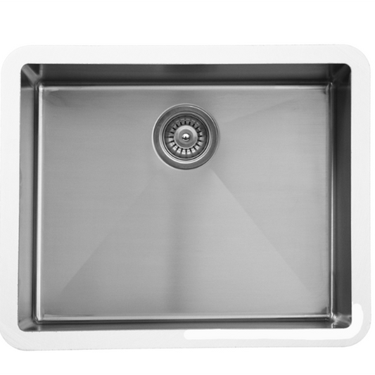 Edge 400 Stainless Steel Under Mount 18G Single Bowl Kitchen Sink, 24-1/4" x 18-1/4" x 9"