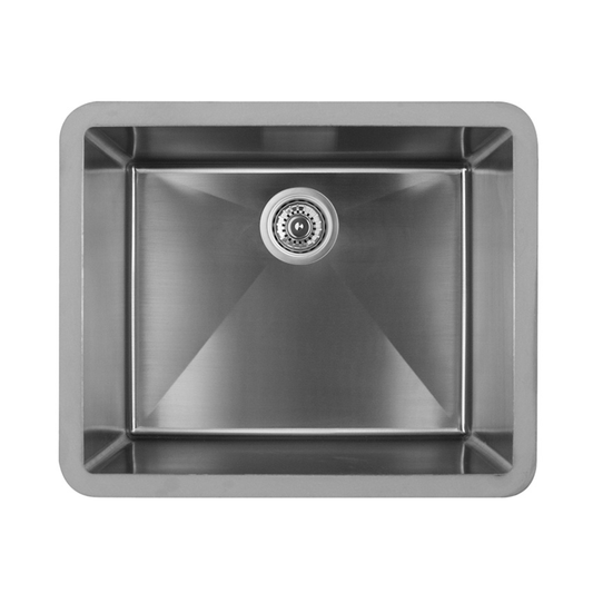 Edge 500 Stainless Steel Under Mount 18G Single Bowl Bar/Prep Sink, 23-1/2" x 19-1/2" x 14"