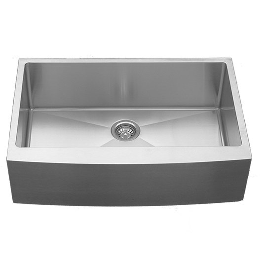 EL-84 Stainless Steel Under Mount 16G Single Bowl Kitchen Sink, 33" x 22-1/4" x 10"