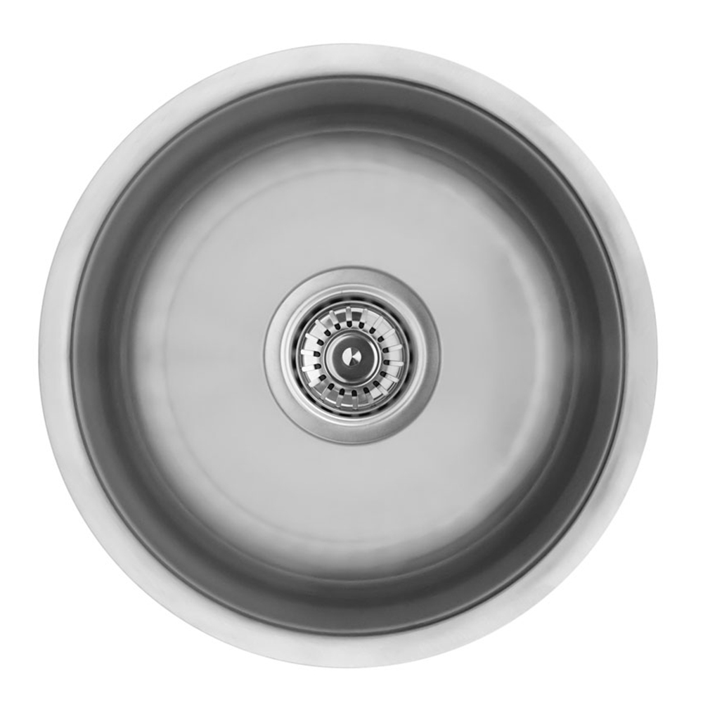 U-1414 Stainless Steel Under Mount 18G Single Bowl Bar/Prep Sink, 14-1/2" x 14-1/2" x 6-1/2"