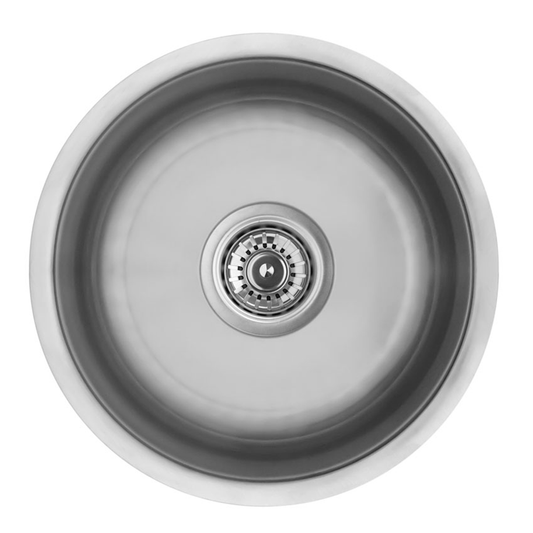 U-1414 Stainless Steel Under Mount 18G Single Bowl Bar/Prep Sink, 14-1/2" x 14-1/2" x 6-1/2"