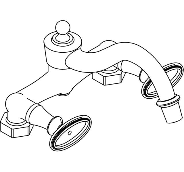 Kohler K-104-9B-PB Antique Bath Faucet