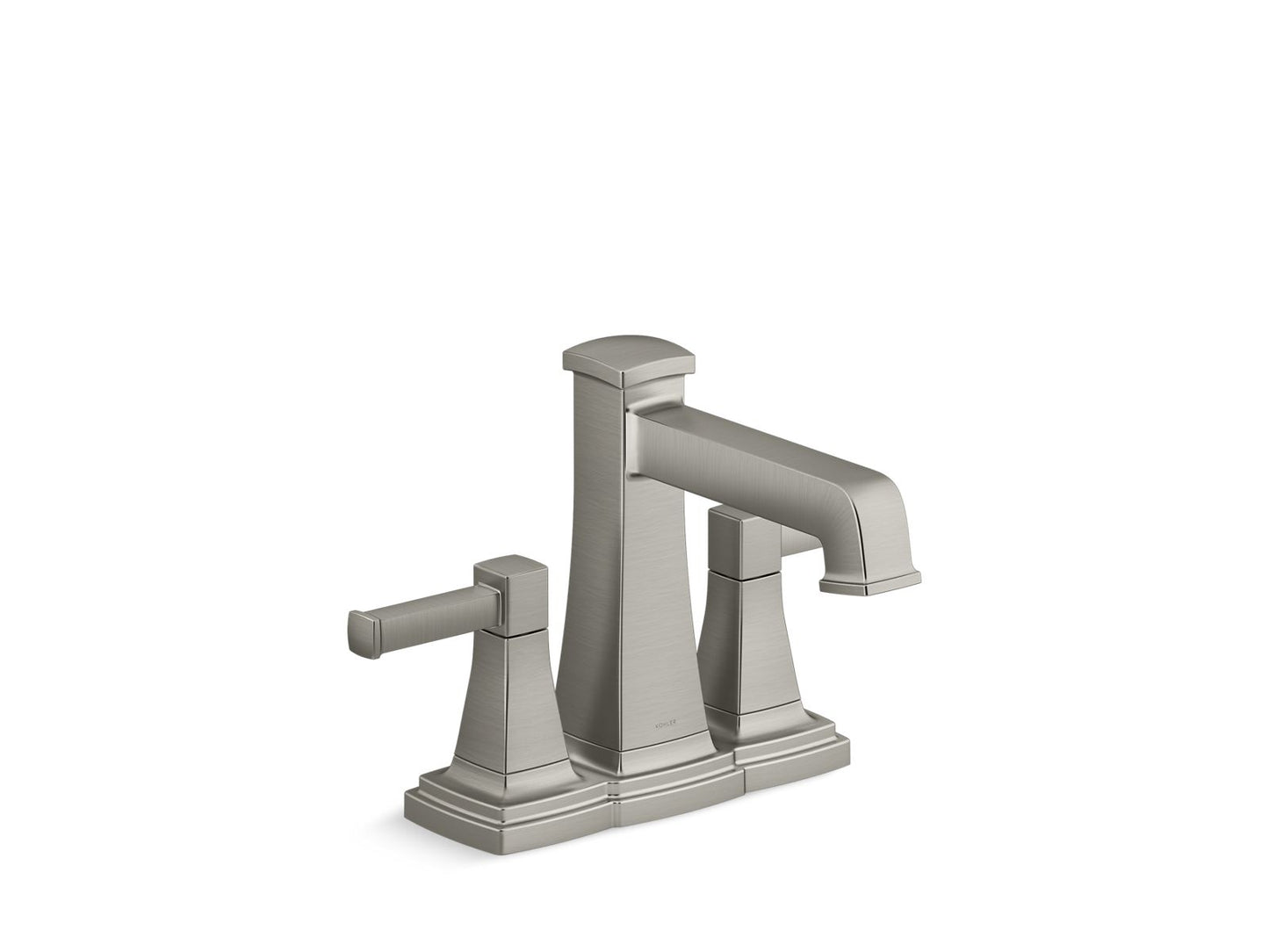 Kohler K-27398-4-BL Riff Centerset Bathroom Sink Faucet, 1.2 gpm