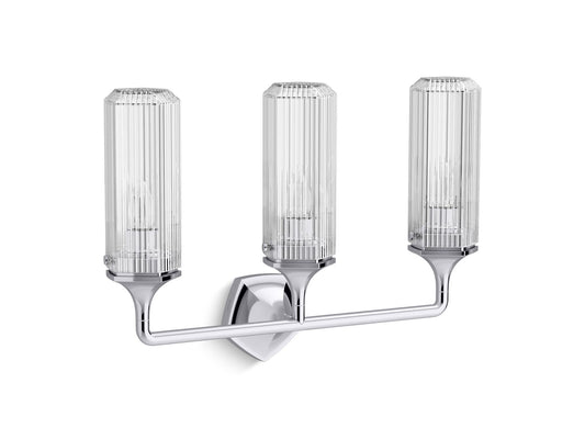 Kohler K-31778-SC03-CPL Occasion Three-Light Sconce