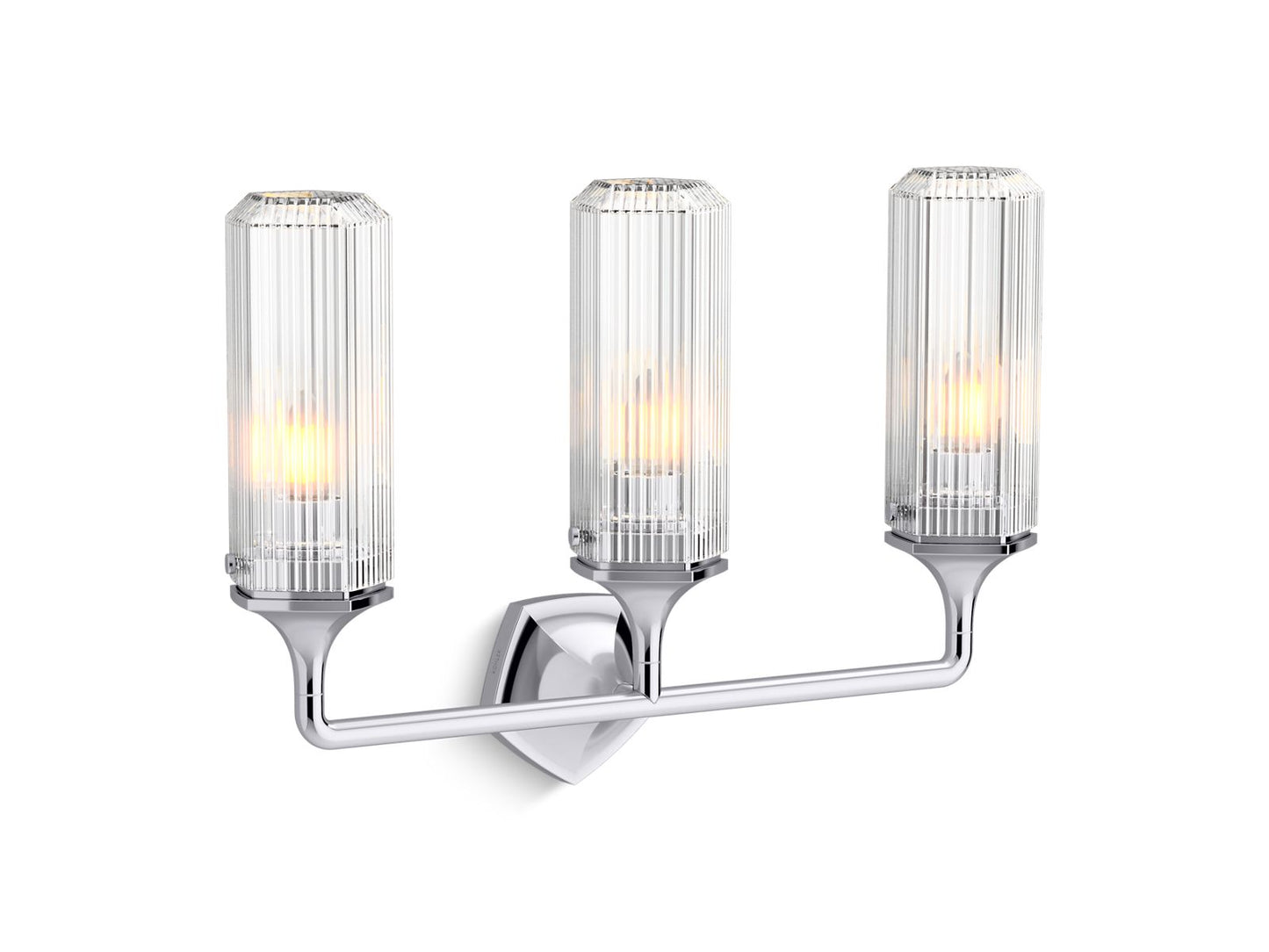 Kohler K-31778-SC03-CPL Occasion Three-Light Sconce