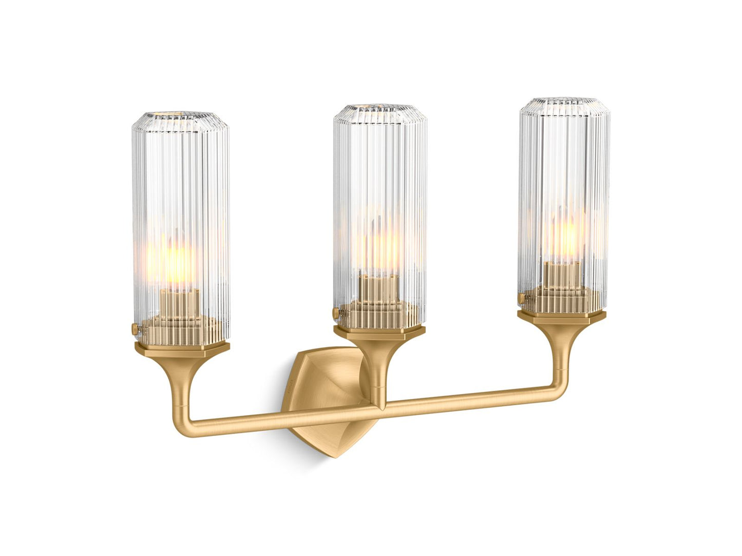 Kohler K-31778-SC03-CPL Occasion Three-Light Sconce