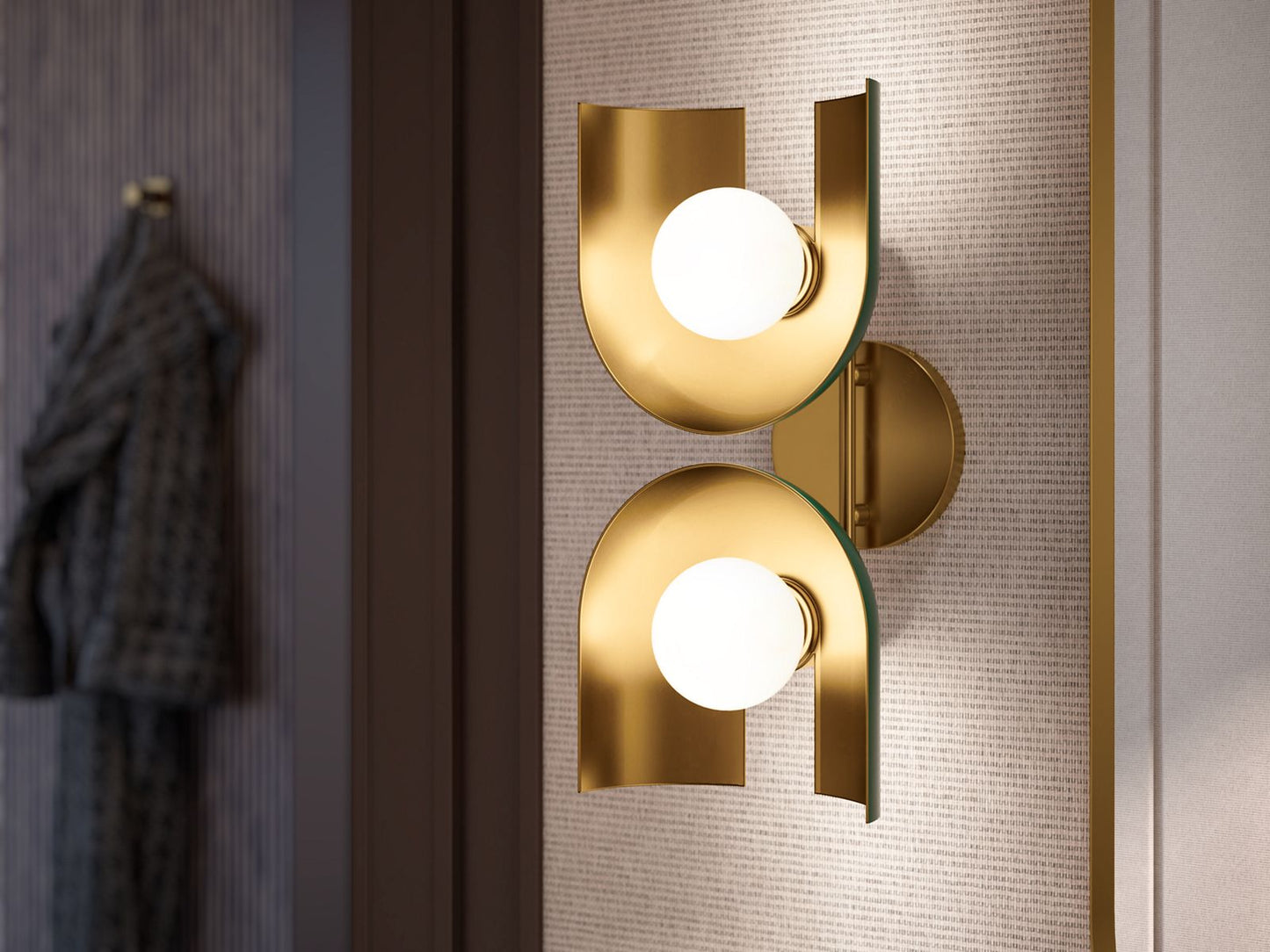 Kohler K-31783-SC02-BML Jabot Two-Light Sconce
