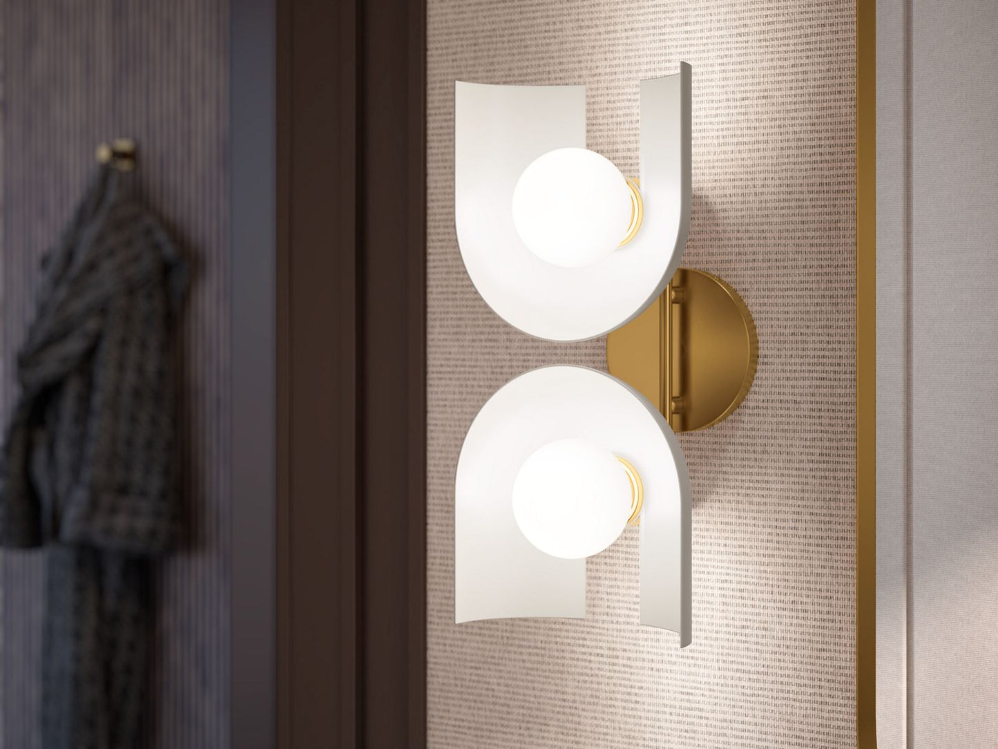 Kohler K-31783-SC02-BML Jabot Two-Light Sconce