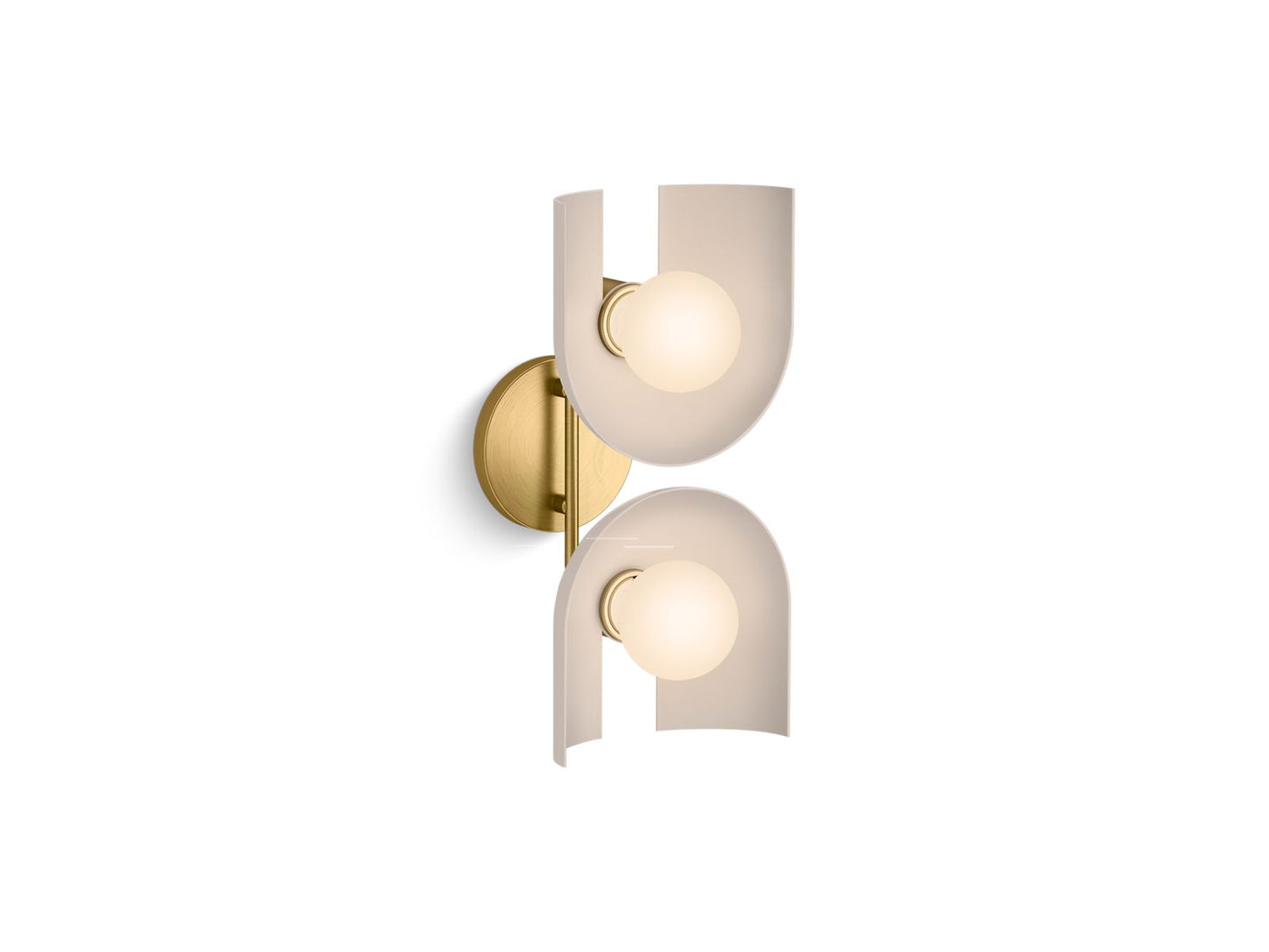 Kohler K-31783-SC02-BML Jabot Two-Light Sconce