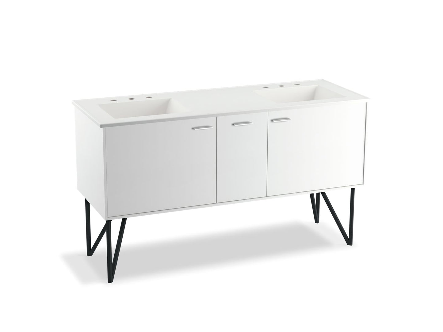 Kohler K-99548-LG-1WN Jute 60 in. Bathroom Vanity Cabinet