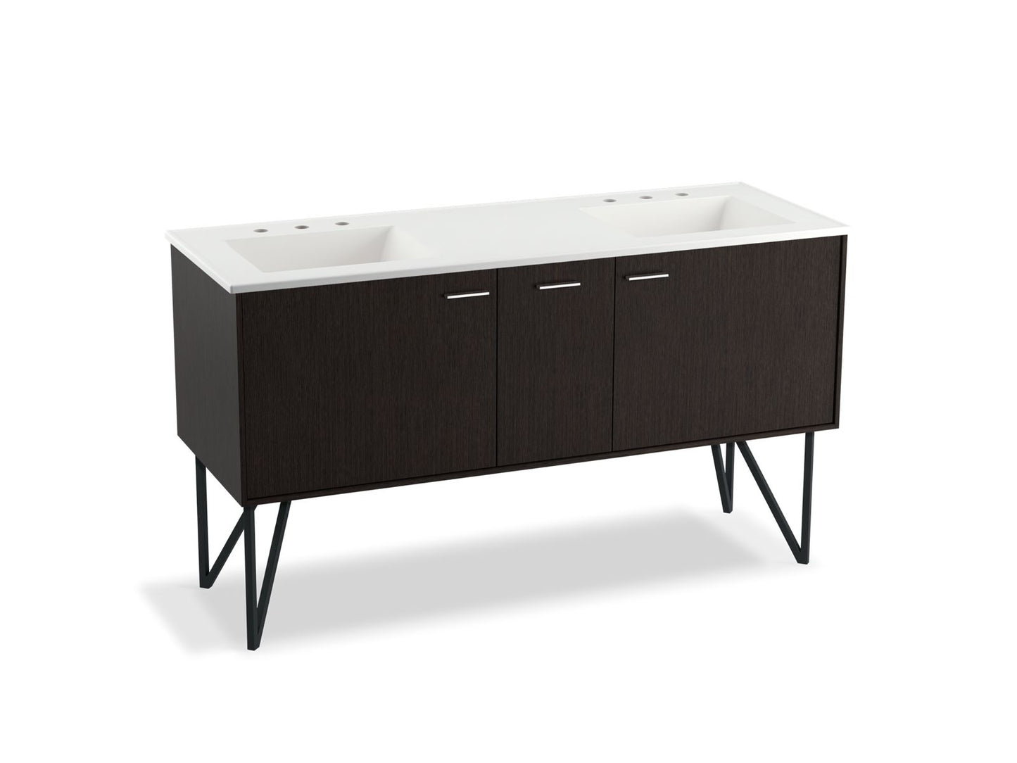 Kohler K-99548-LG-1WN Jute 60 in. Bathroom Vanity Cabinet
