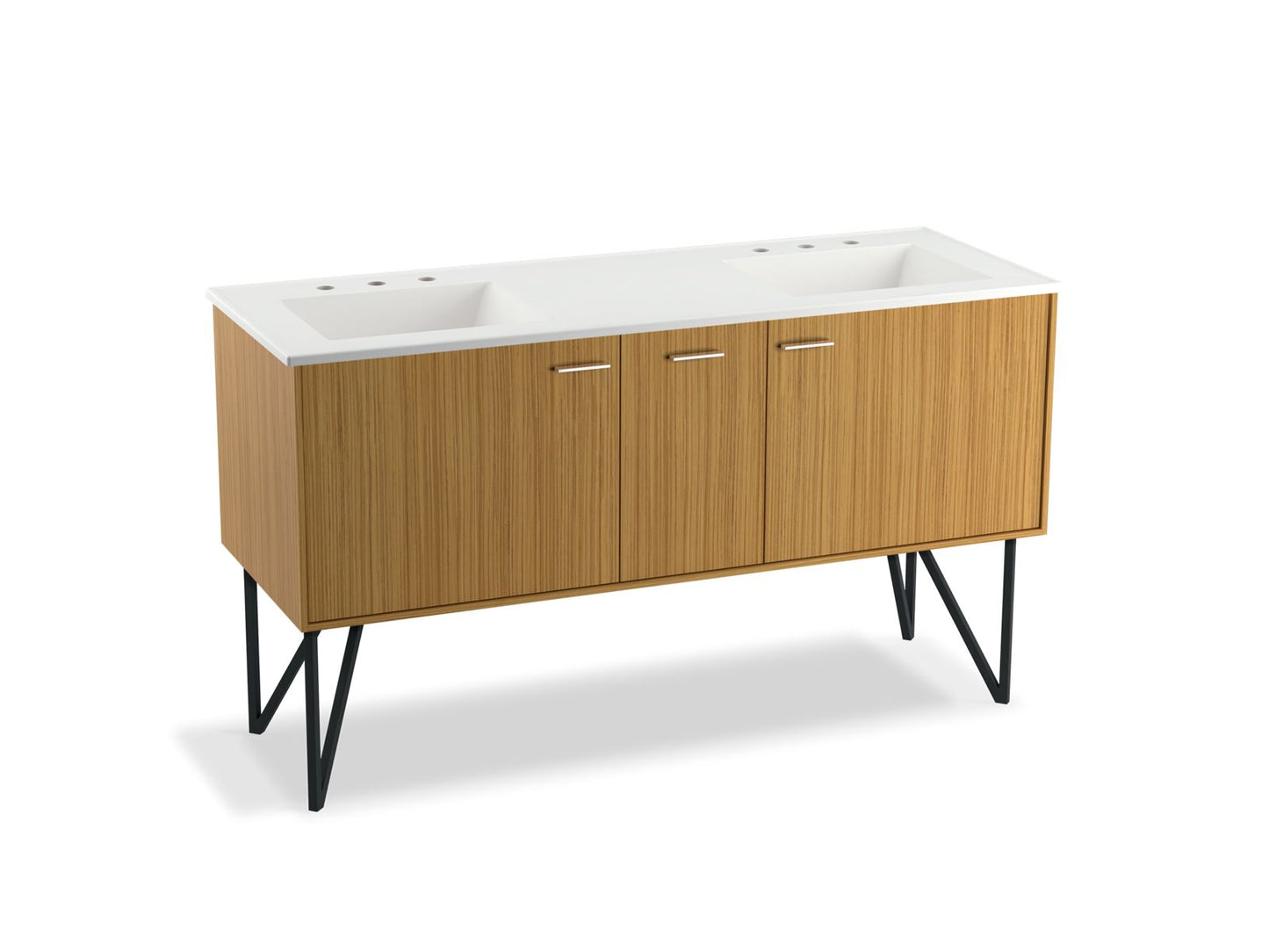 Kohler K-99548-LG-1WN Jute 60 in. Bathroom Vanity Cabinet