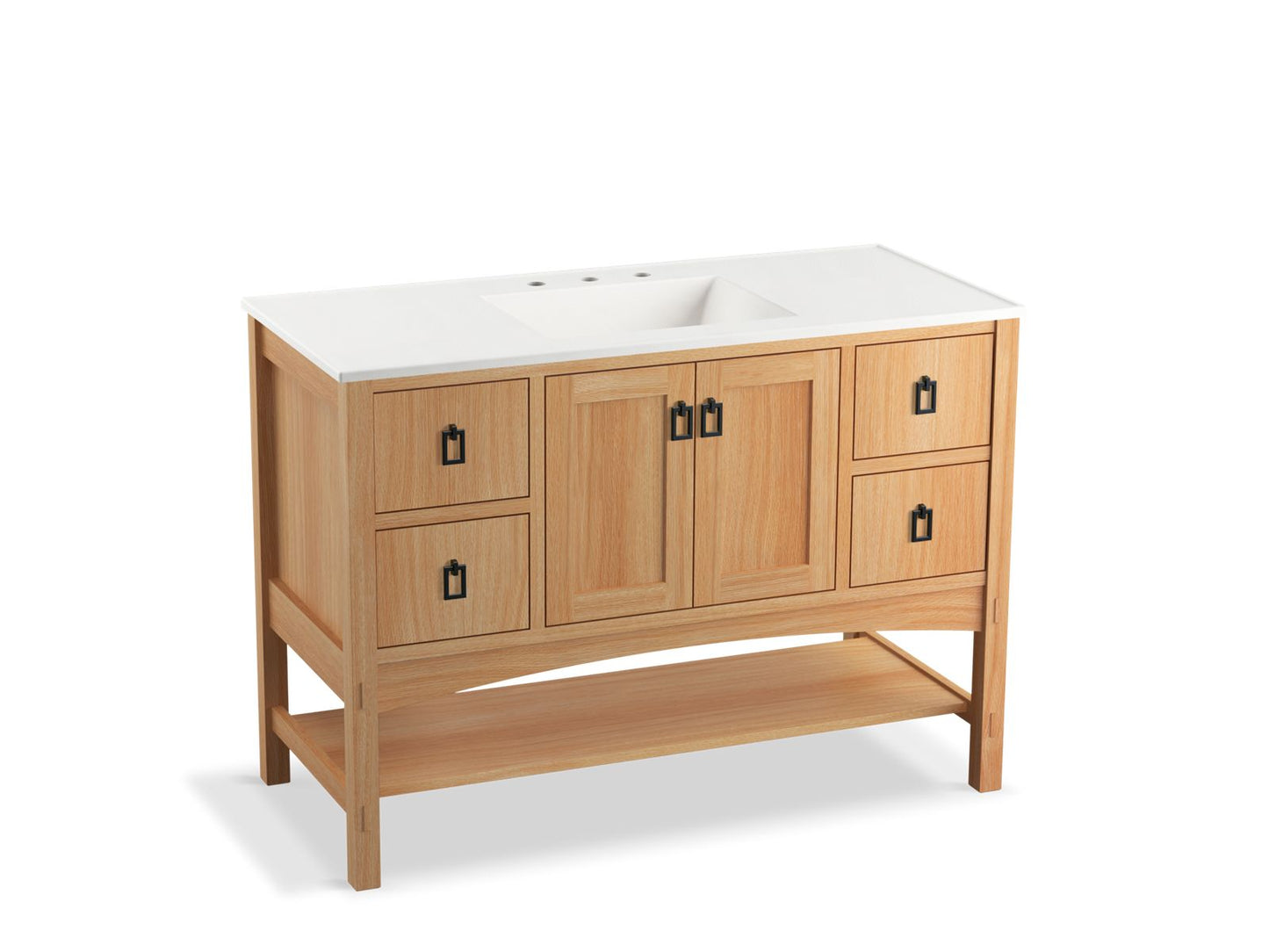 Kohler K-99557-1WT Marabou 48 in. Bathroom Vanity Cabinet