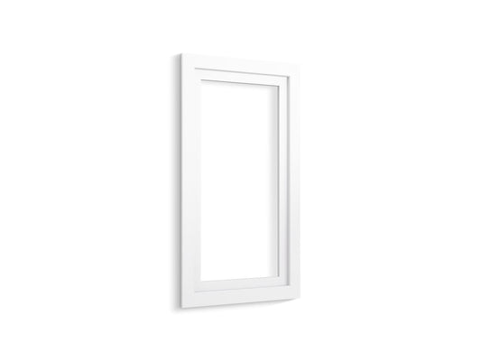 Kohler K-99663-15-1WT Poplin Marabou Medicine Cabinet Surround, 15 in. Wide