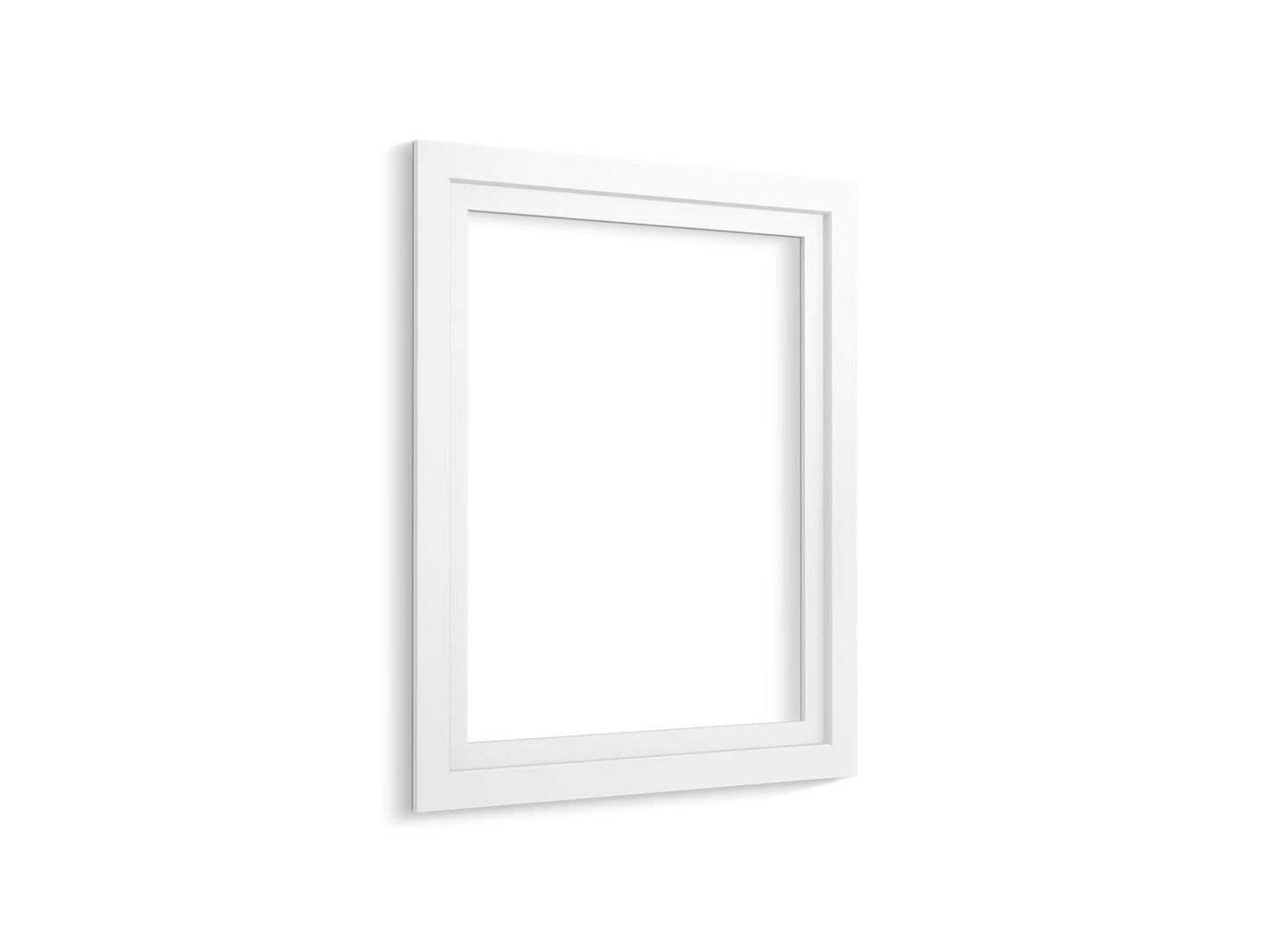 Kohler K-99663-24-1WT Poplin Marabou Medicine Cabinet Surround, 24 in. Wide