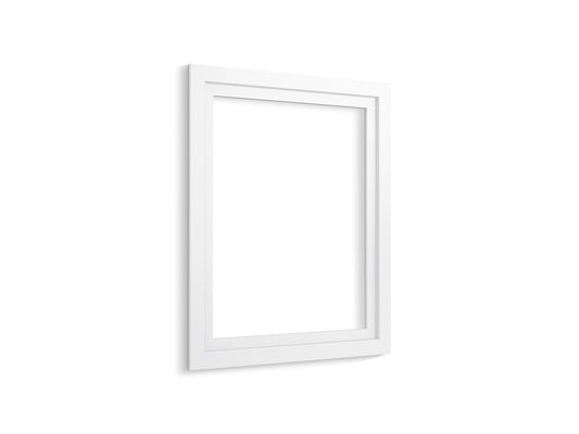 Kohler K-99663-24-1WT Poplin Marabou Medicine Cabinet Surround, 24 in. Wide