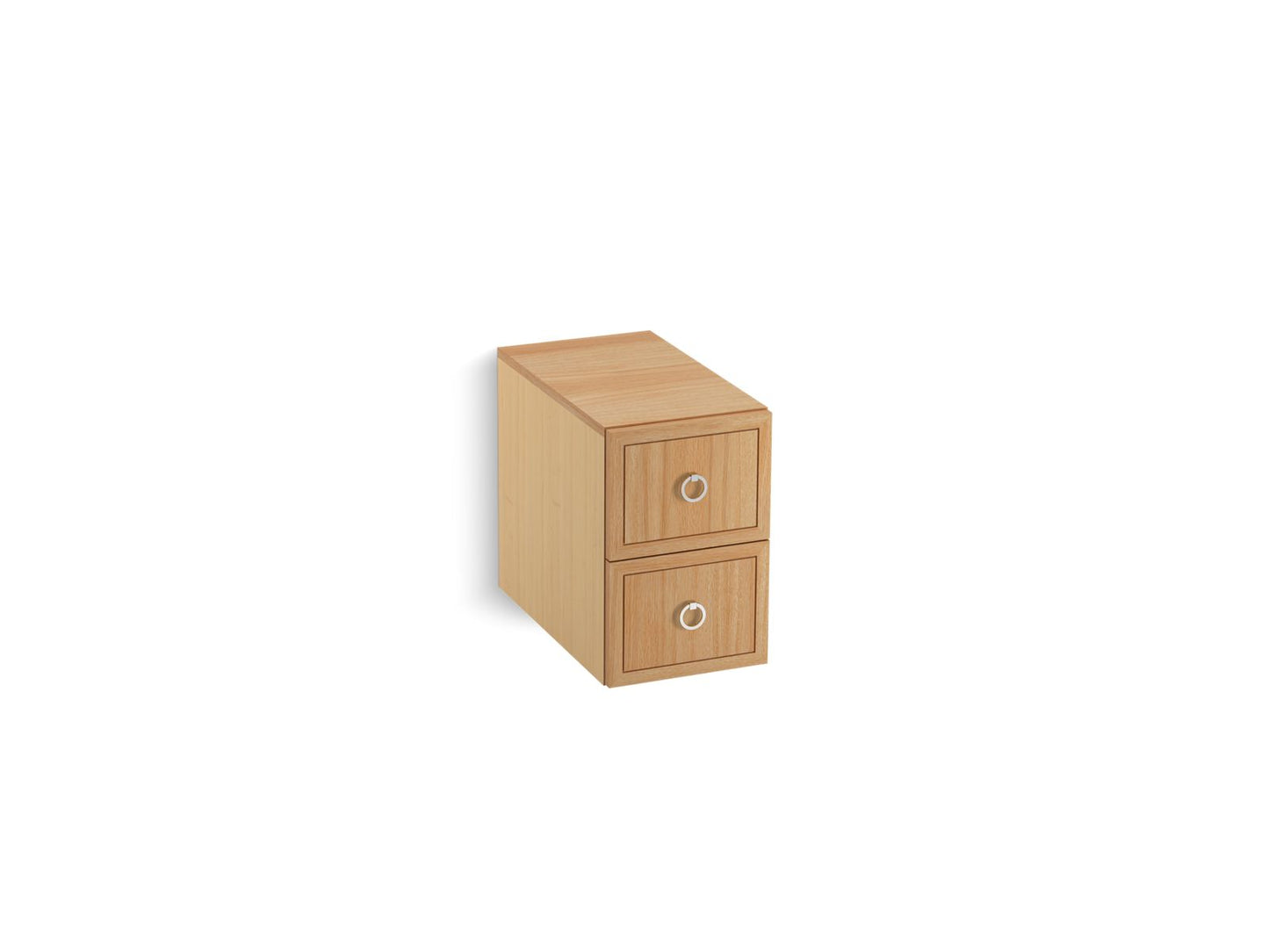 Kohler K-99671-1WT Jacquard Two-Drawer Bridge