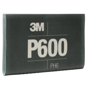 6.8" x 5.5" 2000 Grit Aluminum Oxide Hookit Flexible Abrasive Sheet (25/Box)