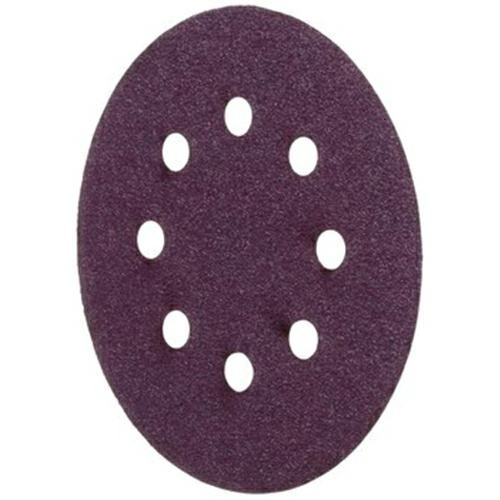 10" Pro Grade 80 Grit 8 Holes Sanding Disc, Aluminum Oxide on Film (10/Pack)