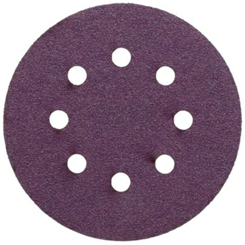 10" Pro Grade 80 Grit 8 Holes Sanding Disc, Aluminum Oxide on Film (10/Pack)