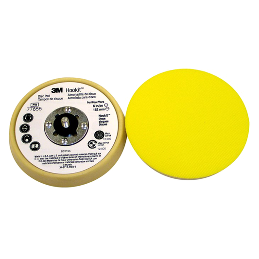 5" Hook and Loop Low Profile Finishing Disc Backing Pad, Soft