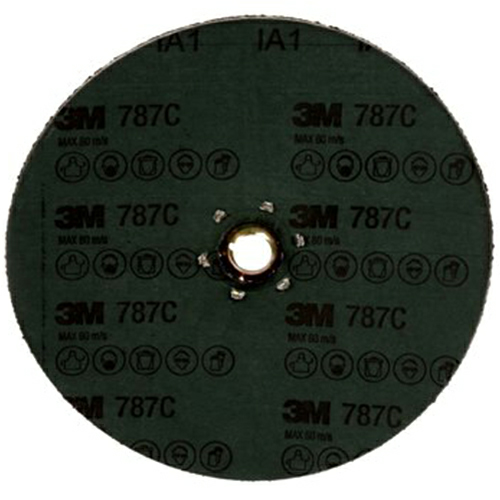 4-1/2" 120+ Grit No Holes 787C Sanding Disc, Ceramic on Fiber