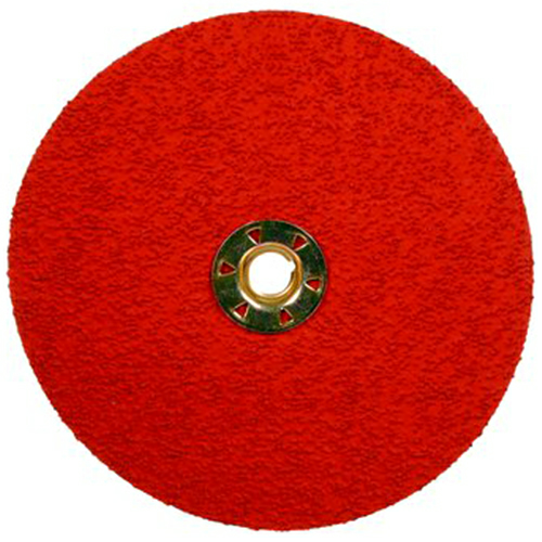 4-1/2" 120+ Grit No Holes 787C Sanding Disc, Ceramic on Fiber