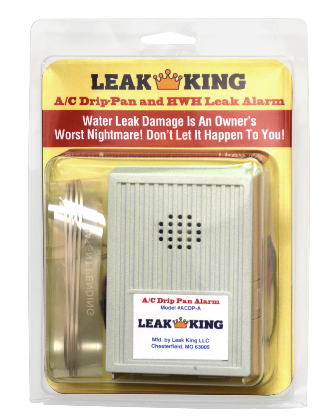 MARS 21911 A/C Drip Pan & HWH Leak Alarm