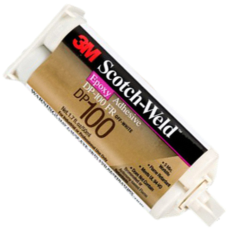 Scotch-Weld™ DP100 Epoxy Adhesive, Clear, 48.5mL Cartridge