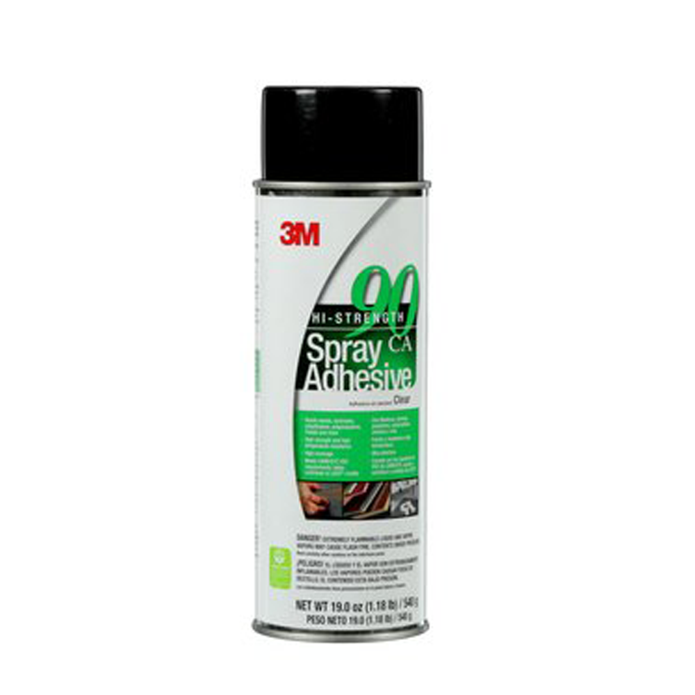Hi-Strength 90 Low VOC Spray Adhesive, Clear, 19 oz Can