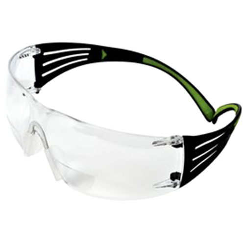 SecureFit Protective Eyewear Safety Glass, Anti-Fog, Clear +1.5 Diopter (20/Case)