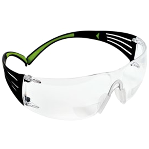 SecureFit Protective Eyewear Safety Glass, Anti-Fog, Clear +1.5 Diopter (20/Case)