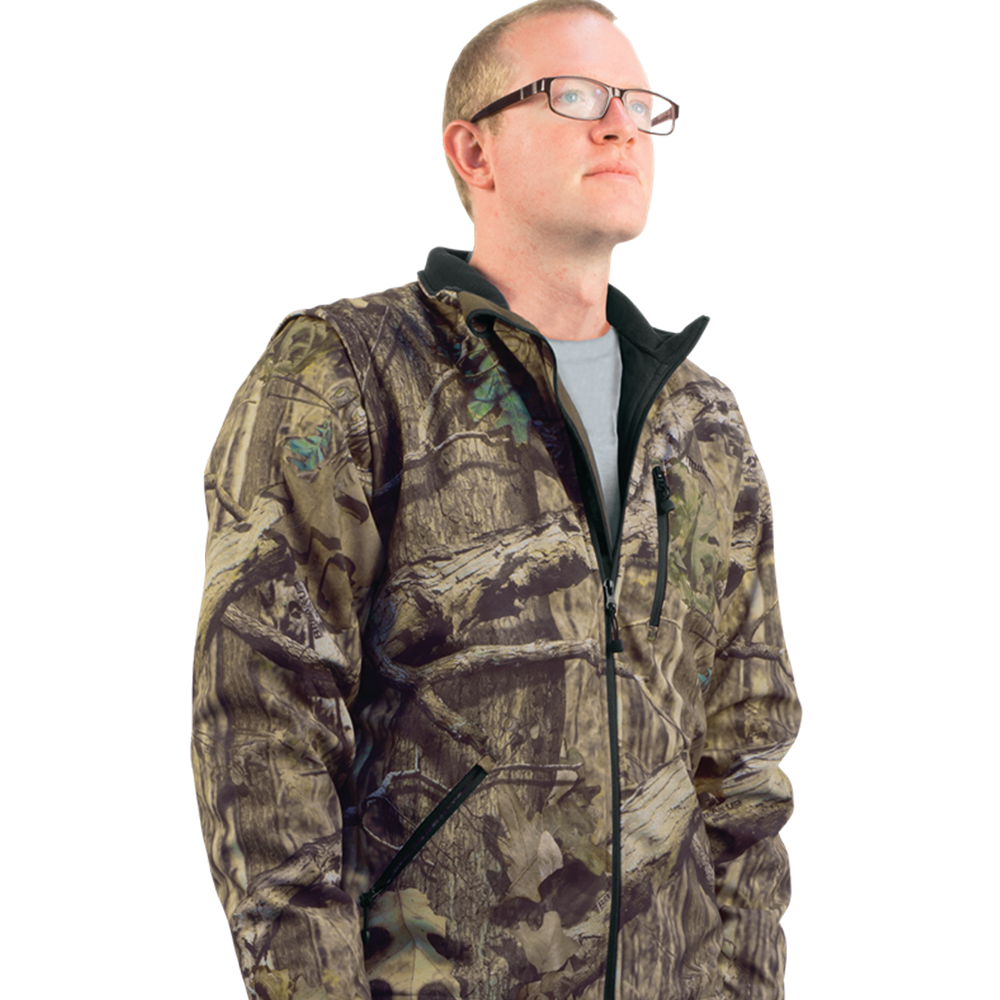 Mossy Oak Polyester Heated Jacket, Medium