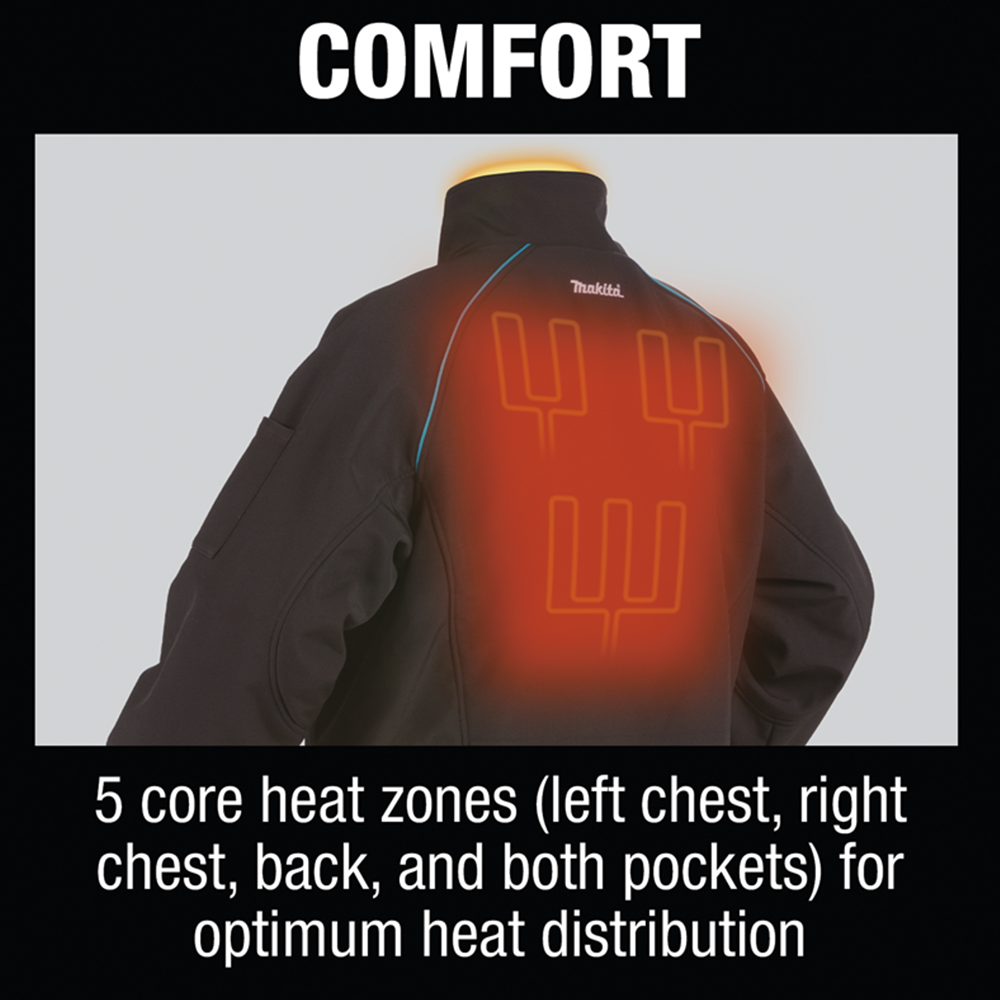 Polyester Heated Jacket, Medium