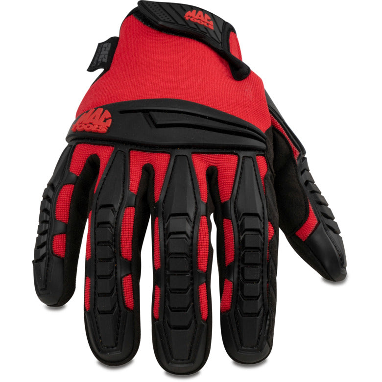 Mac Tools MACIMP-R-M Mac Tools Impact Gloves Red - M
