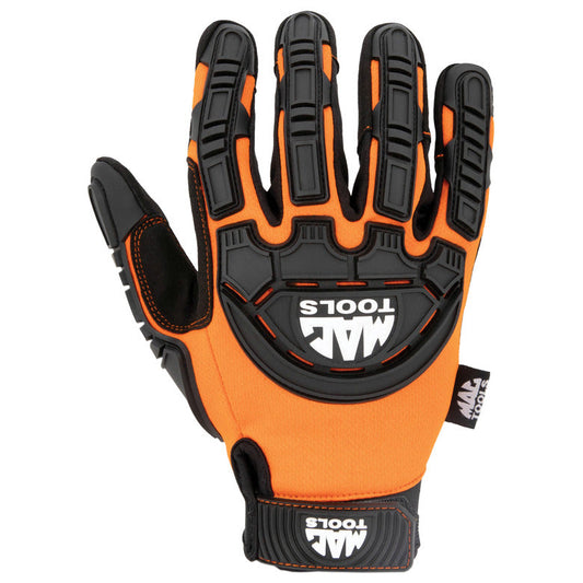 Mac Tools MACIMPA-O-XXL Impact Gloves - Hi-Visibility Orange - XX-Large