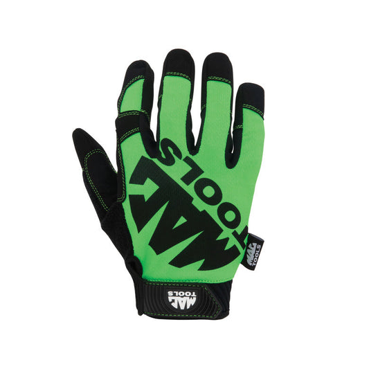 Mac Tools MACMCHTA-G-L Mechanic Touch Gloves - Hi-Visibility Green - Large