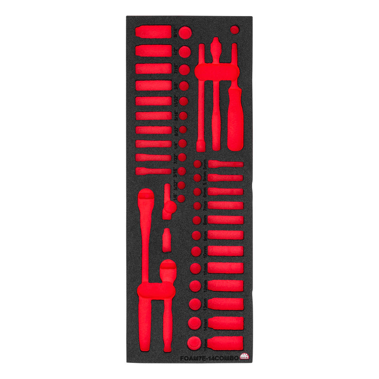 Mac Tools PTX7E-14COMBO Foam Only - 1/4 in. Drive Combo Socket (FOAM7E-14COMBO Set)