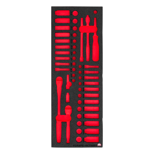 Mac Tools PTX7E-14COMBO Foam Only - 1/4 in. Drive Combo Socket (FOAM7E-14COMBO Set)