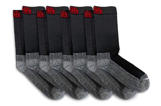 Mac Tools T7176 4PK Black Crew Socks