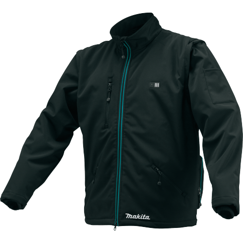 Makita CJ102DZS 12V max CXT Lithium‑Ion Cordless Heated Jacket, Jacket Only (Black, Small)