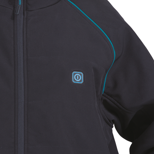 Makita DCJ205ZL 18V LXT Lithium‑Ion Cordless Heated Jacket, Jacket Only (Black, L)