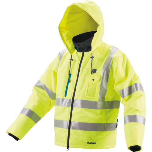Makita DCJ206Z3XL 18V LXT Lithium‑Ion Cordless High Visibility Heated Jacket, Jacket Only (3XL)